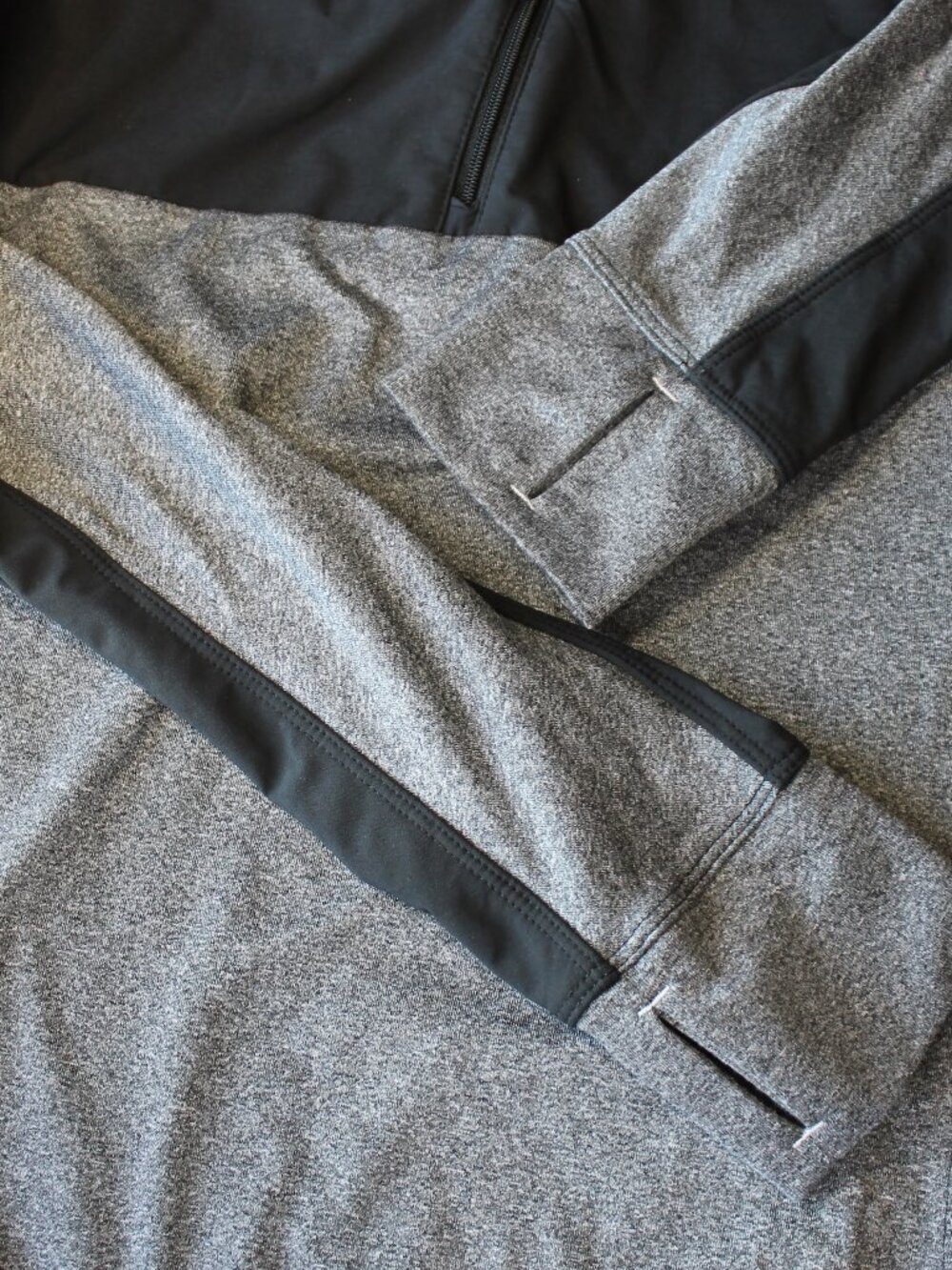 Nike Dri-FIT Heather Gray Full Zip Hooded Training Jacket Size M - Picture 4 of 11